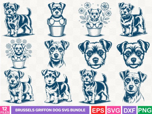 A Graphic Creator’s Review of the Brussels Griffon SVG Bundle