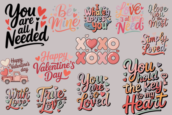 A Graphics Bundle for Heartfelt Valentine's Crafting