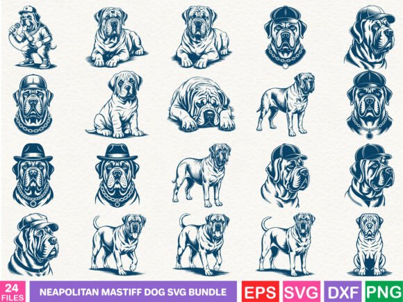 A Practical Review of the Neapolitan Mastiff Dog SVG Bundle
