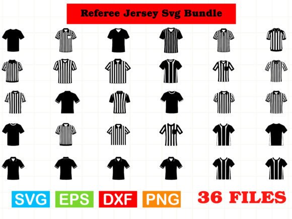 A Referee Jersey Graphics Bundle for Real Crafters
