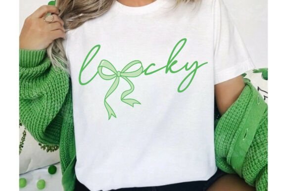 Evaluating Lucky St Patrick's Day Coquette Graphics for T-Shirt Designs