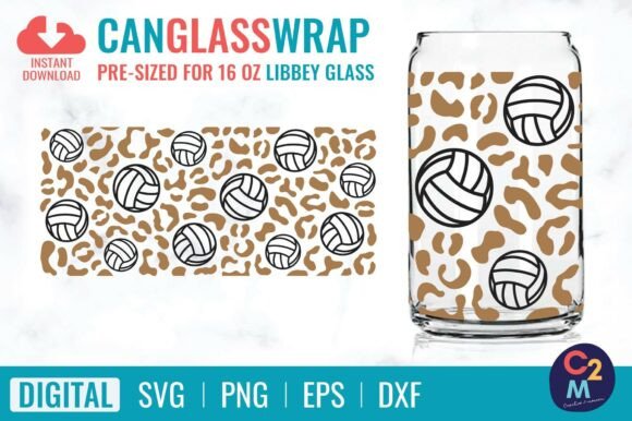 Graphics for Tumbler Wraps: A Designer's Take on the Volleyball Leopard