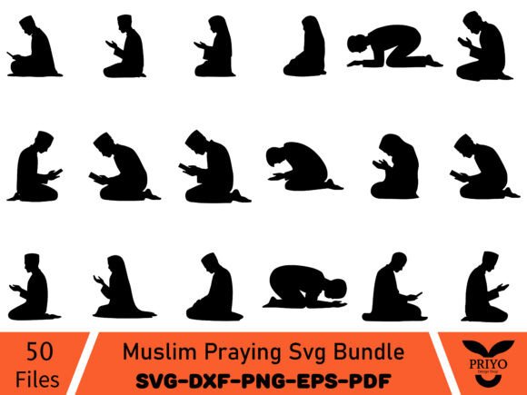 Muslim Praying Graphics Bundle: A Crafting Review