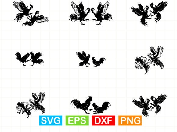 Rooster Fight Svg Bundle: A Dynamic Graphics Review