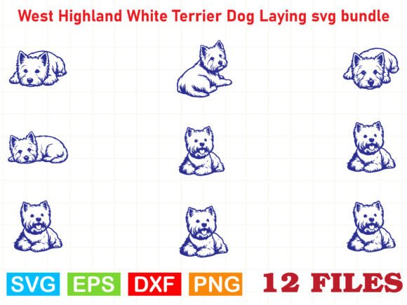 West Highland Terrier SVG for Crafts and Illustrations